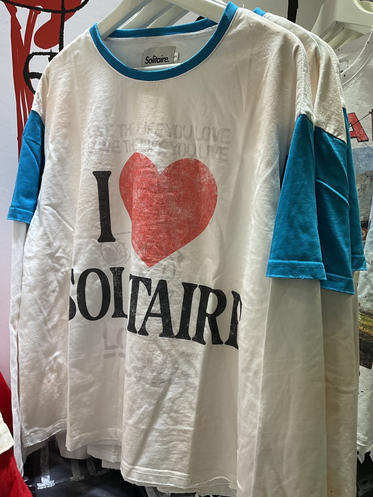 I love solitaire tee