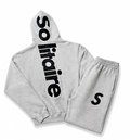 Solitaire light grey Cotton Short Set