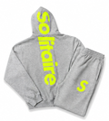 Solitaire Grey/Neon Cotton Short Set